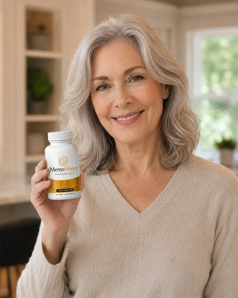 Lifestyle image of a woman holding MemoHoney